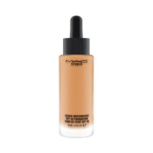 mac, studio waterweight, vitamin e, long lasting, liquid foundation, nc45, spf 30, 30 ml