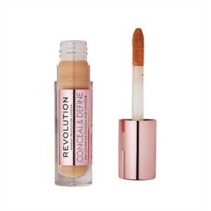 makeup revolution, conceal & define, corrective, liquid concealer, c 12, 4 g