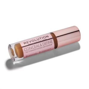 makeup revolution, conceal & define, corrective, liquid concealer, c 14, 4 g
