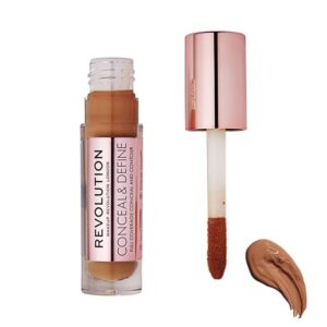 makeup revolution, conceal & define, corrective, liquid concealer, c 14, 4 g