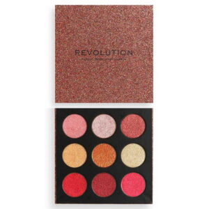 makeup revolution, euphoric foil palette, eyeshadow palette, house of fun, 25 g