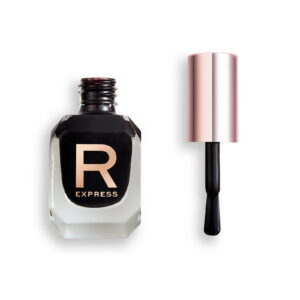 makeup revolution, express, nail polish, midnight black, 10 ml