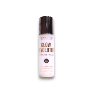 makeup revolution, glow revolution, vegan, illuminating, spray, for face & body, 200 ml