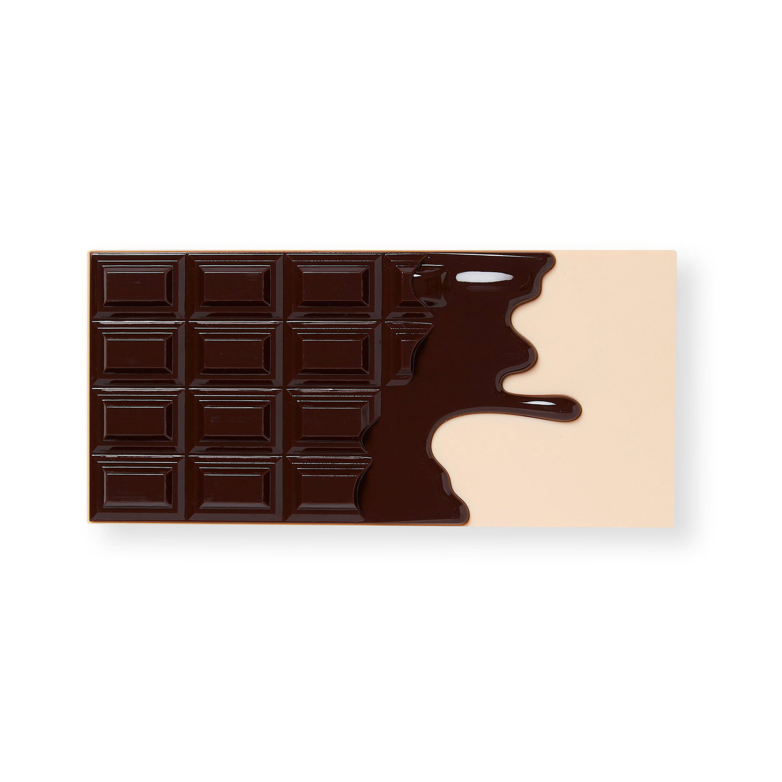 makeup revolution, i heart, eyeshadow palette, caramel nudes chocolate, 18 shades, 18 g makeup revolution, i heart, eyeshadow palette, caramel nudes chocolate, 18 shades, 18 g