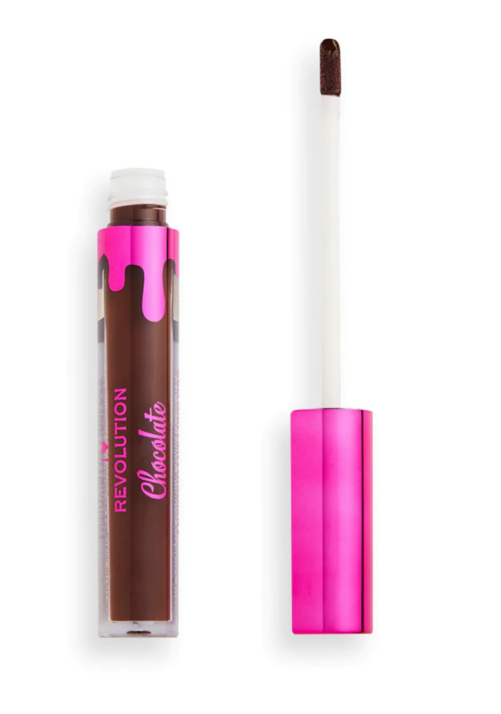 makeup revolution, i heart revolution chocolate, lip gloss, mocha, 3.20 ml makeup revolution, i heart revolution chocolate, lip gloss, mocha, 3.20 ml