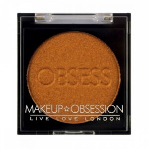 makeup revolution, obsession, eyeshadow powder, e166, gold coast, 2 g