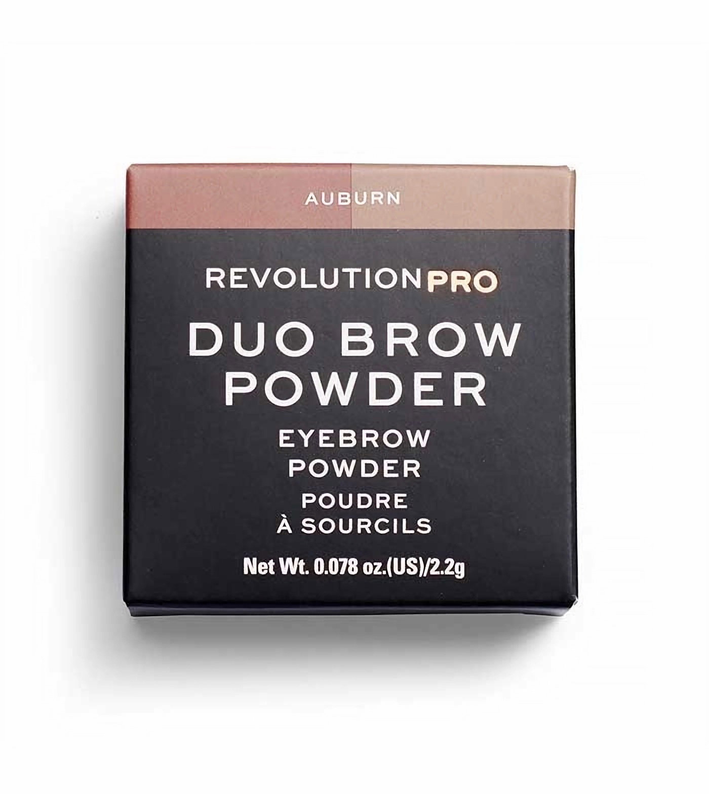 makeup revolution, revolution pro, vegan, eyebrow powder, auburn, 2.2 g makeup revolution, revolution pro, vegan, eyebrow powder, auburn, 2.2 g