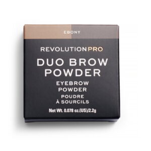 makeup revolution, revolution pro, vegan, eyebrow powder, ebony, 2.2 g
