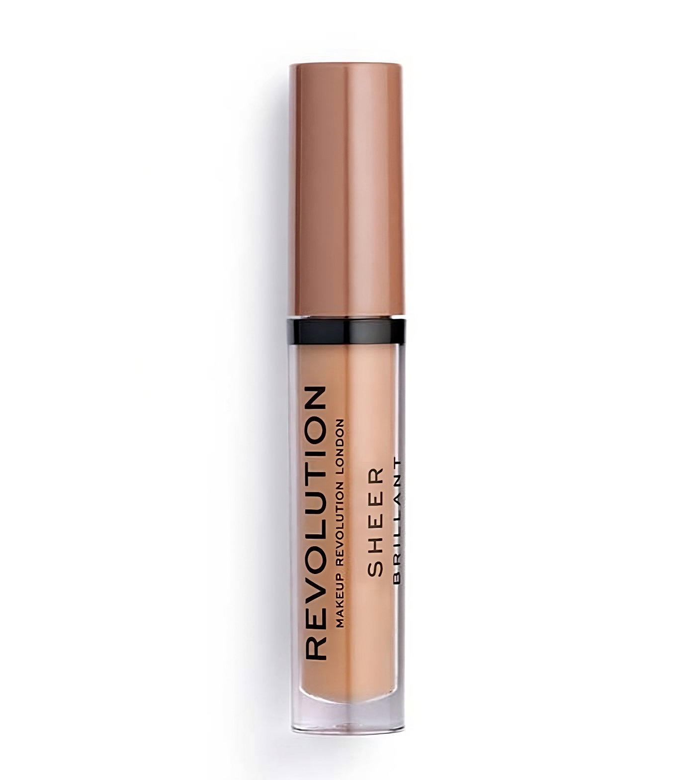 makeup revolution, sheer brillant, vegan, lip gloss, 119, hustle, 3.5 ml makeup revolution, sheer brillant, vegan, lip gloss, 119, hustle, 3.5 ml