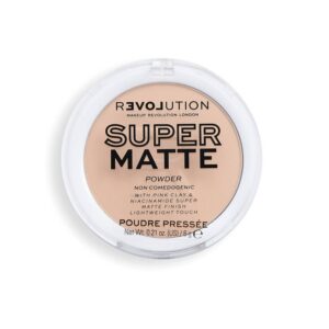 makeup revolution, super matte, powder concealer, vanilla, 6 g