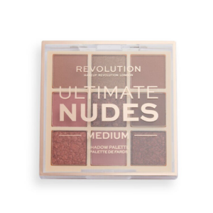 makeup revolution, ultimate nudes, eyeshadow palette, medium, 8.1 g