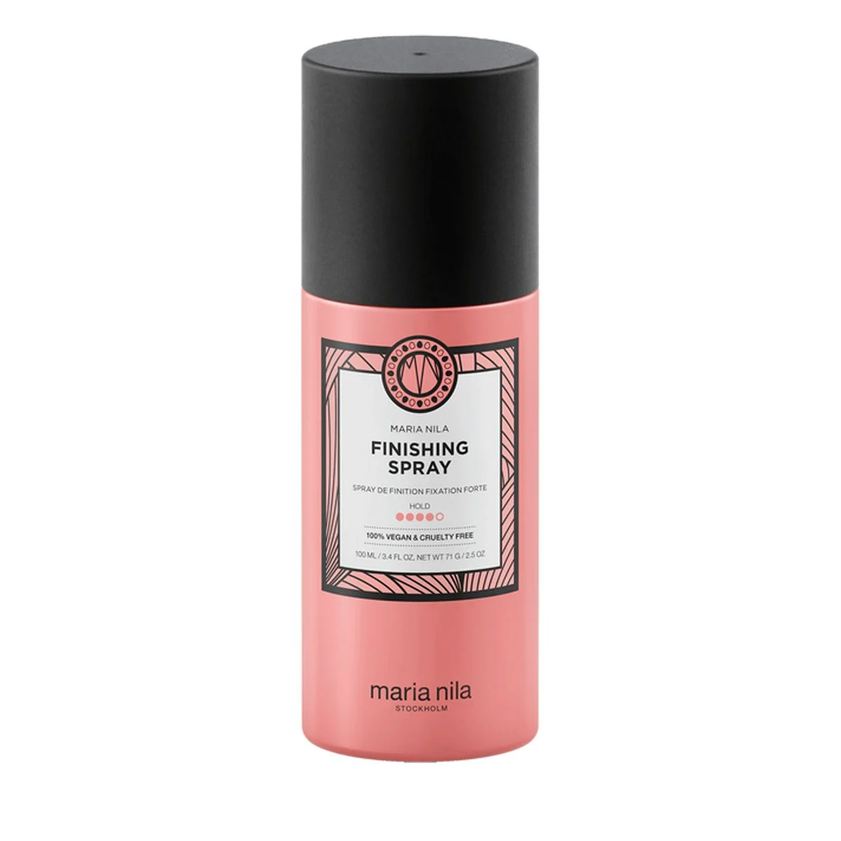 maria nila, finishing, cruelty free, hair spray, fixating, strong hold, 100 ml maria nila, finishing, cruelty free, hair spray, fixating, strong hold, 100 ml
