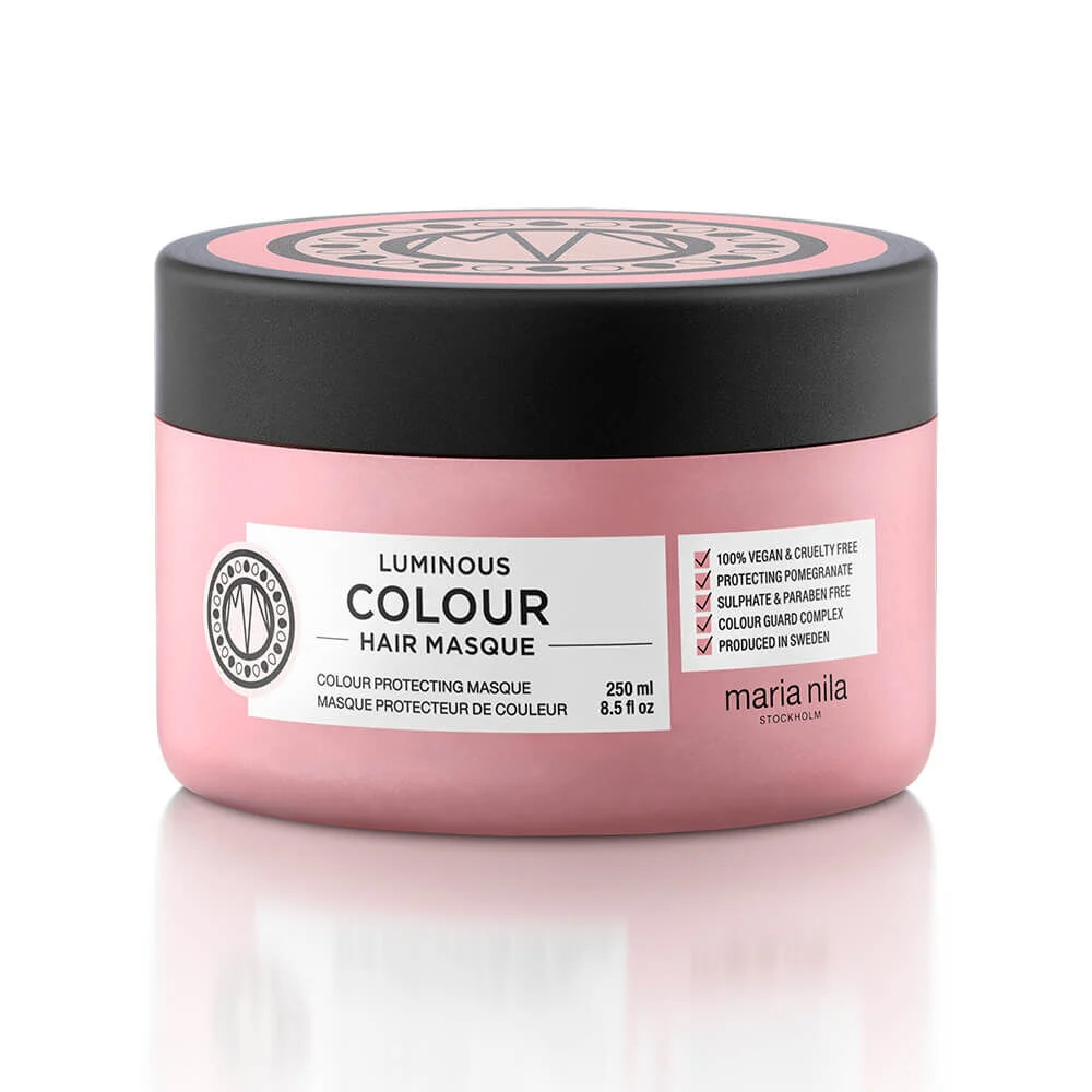 maria nila, luminous colour, cruelty free, hair treatment cream mask, for colour protection, 250 ml maria nila, luminous colour, cruelty free, hair treatment cream mask, for colour protection, 250 ml