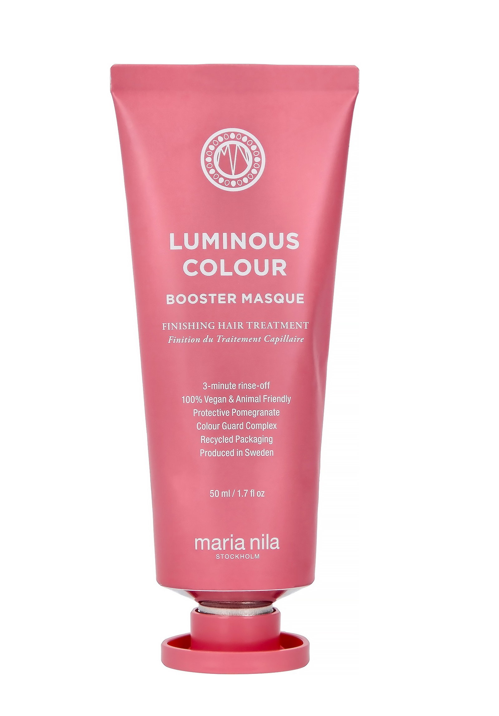 maria nila, luminous colour, pomegranate extract, hair treatment cream mask, for nourishing, 50 ml maria nila, luminous colour, pomegranate extract, hair treatment cream mask, for nourishing, 50 ml