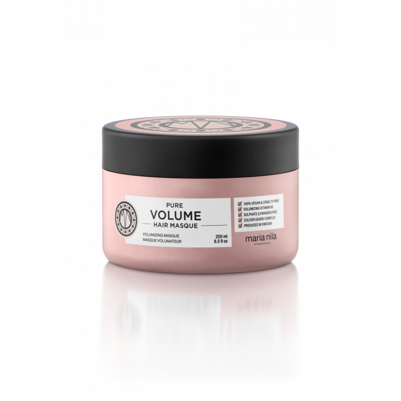 maria nila, pure volume, vegan, hair treatment cream mask, for nourishing, 250 ml maria nila, pure volume, vegan, hair treatment cream mask, for nourishing, 250 ml