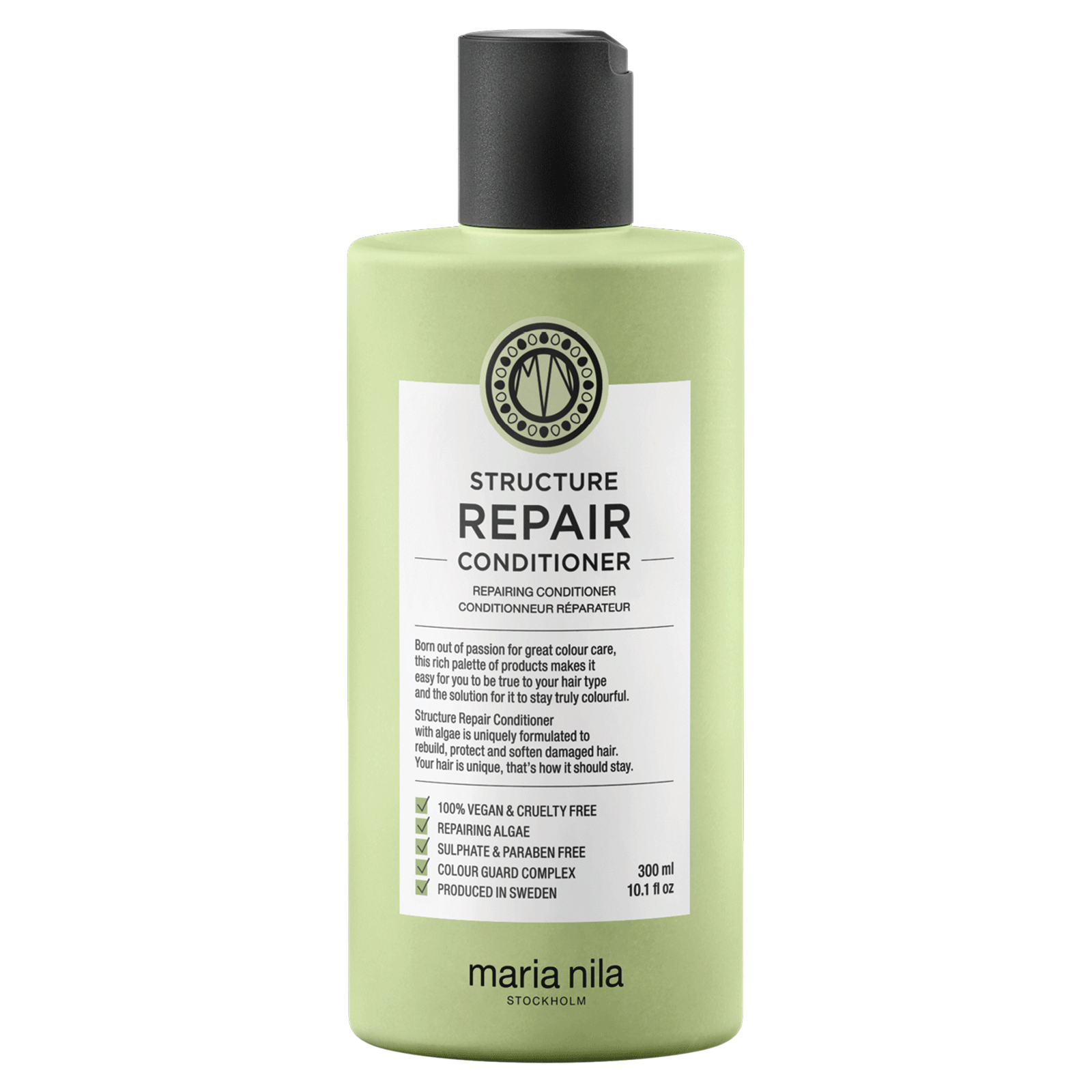 maria nila, structure repair, cruelty free, hair conditioner, for repairing, 300 ml maria nila, structure repair, cruelty free, hair conditioner, for repairing, 300 ml