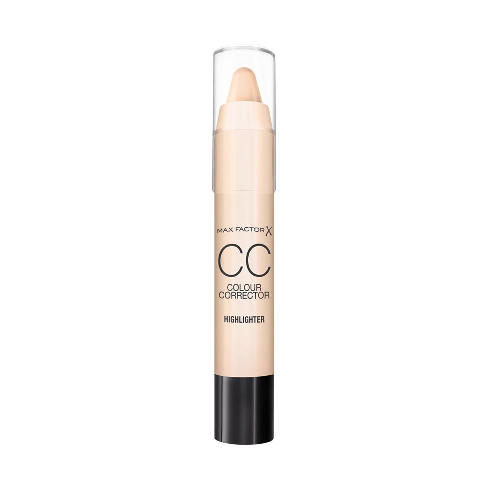 max factor, cc, corrector & brightener, highlighter stick, 3 g max factor, cc, corrector & brightener, highlighter stick, 3 g