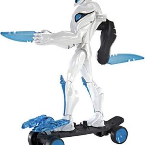 max steel, deluxe, turbo skateboard, action figures, for boys, 4+ years