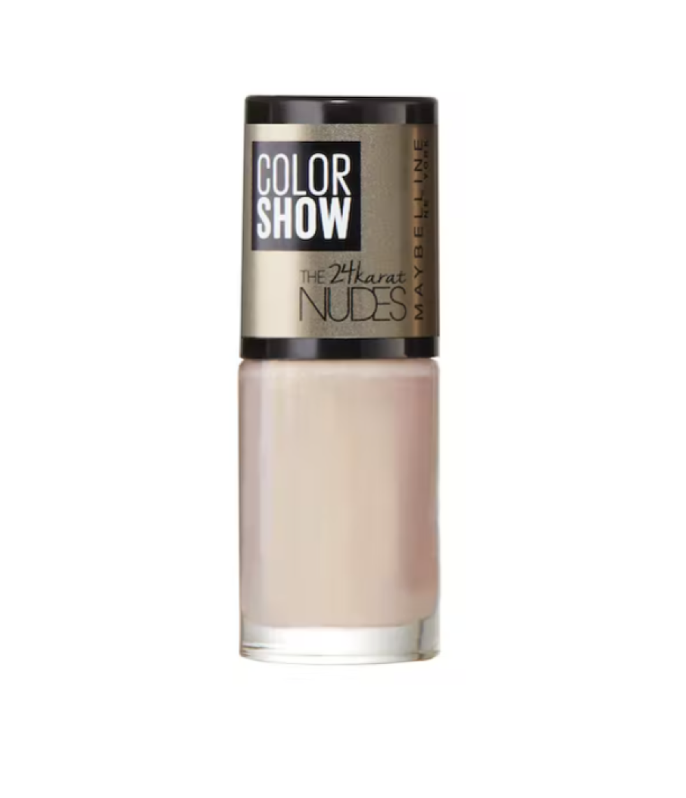maybelline, color show the 24 karat nudes, nail polish, nr. 475, diamond silk, 7 ml maybelline, color show the 24 karat nudes, nail polish, nr. 475, diamond silk, 7 ml