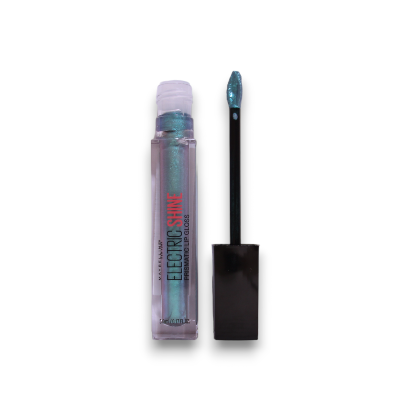 maybelline, electrio shine prismatic, lip gloss, 165, electric blue, 5 ml maybelline, electrio shine prismatic, lip gloss, 165, electric blue, 5 ml