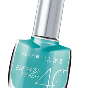 maybelline, express finish 40 seconds, nail polish, nr. 862, turquoise, 10 ml