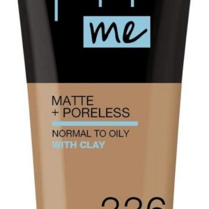maybelline, fit me matte + poreless, liquid foundation, 336, warm olive, 30 ml