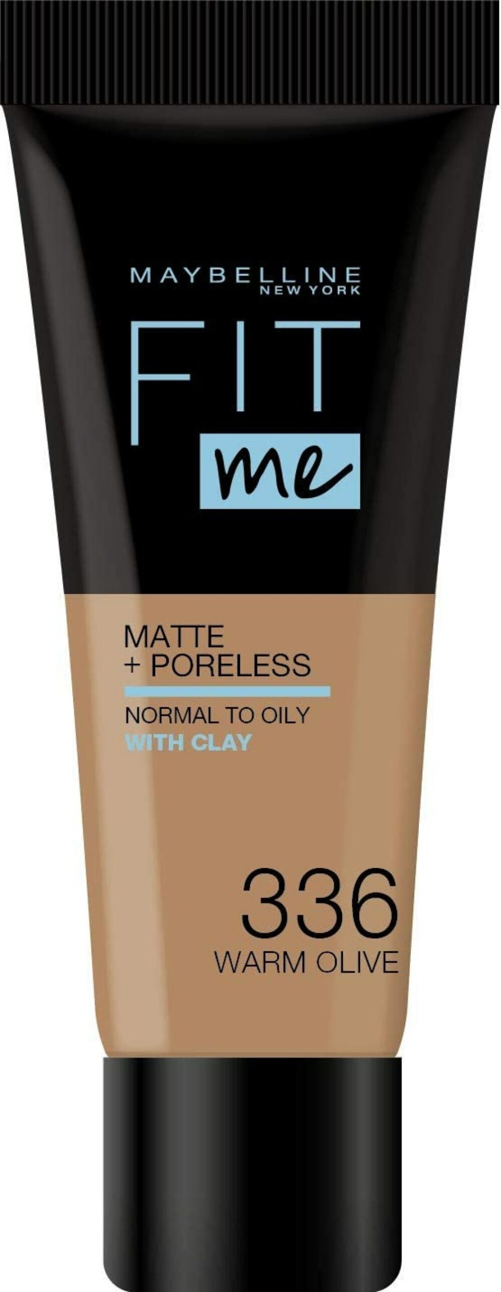 maybelline, fit me matte + poreless, liquid foundation, 336, warm olive, 30 ml maybelline, fit me matte + poreless, liquid foundation, 336, warm olive, 30 ml