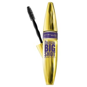 maybelline, the colossal big shot, volumizing, mascara, black, 9.5 ml