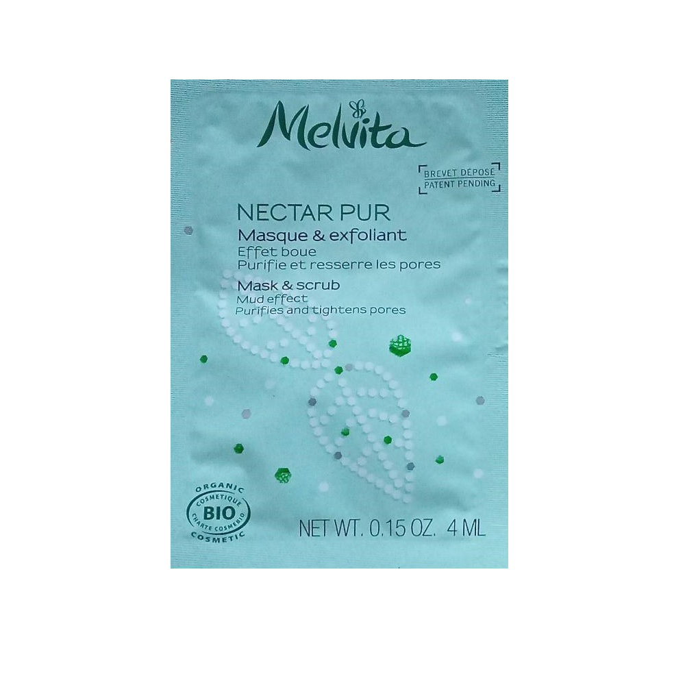 melvita, nectar pur, organic, pore tight, scrub mask, for face, 4 ml *sample melvita, nectar pur, organic, pore tight, scrub mask, for face, 4 ml *sample