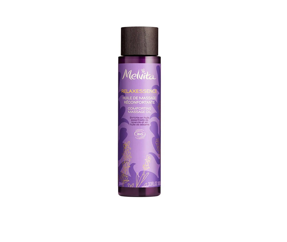 melvita, relaxessence, organic, relaxing, massage oil, lavender, sesame extract, 100 ml *tester melvita, relaxessence, organic, relaxing, massage oil, lavender, sesame extract, 100 ml *tester