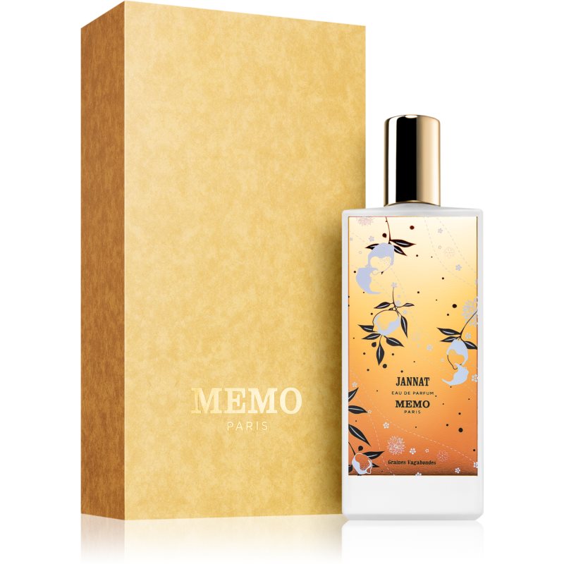 memo paris, graines vagabondes jannat, eau de parfum, unisex, 75 ml memo paris, graines vagabondes jannat, eau de parfum, unisex, 75 ml