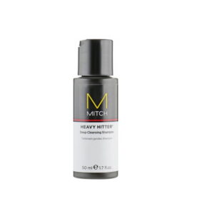 mitch by paul mitchell, hair care heavy hitter, paraben free, hair shampoo, deep cleansing, 50 ml