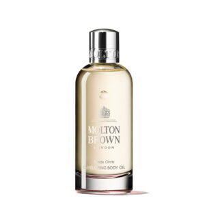 molton brown, suede orris, body oil, 100 ml
