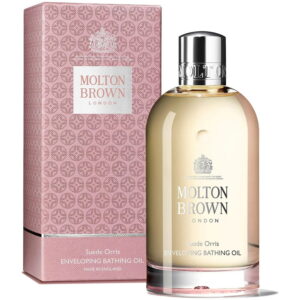 molton brown, suede orris, hydrating, bath oil, 200 ml