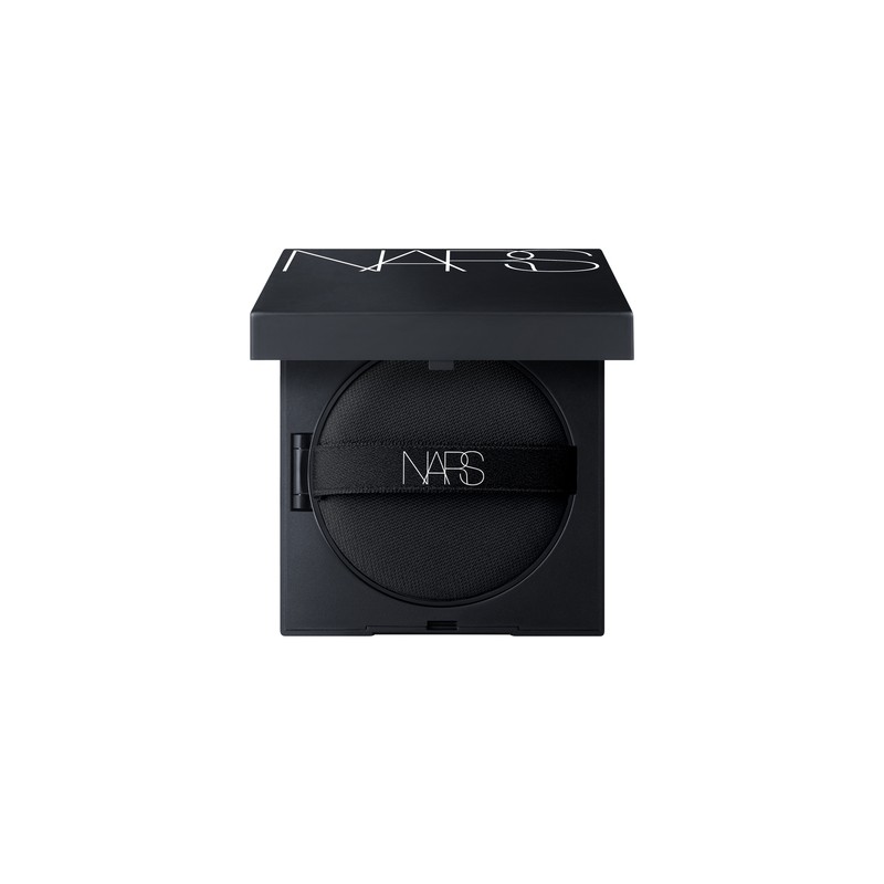 nars, natural radiant longwear cushion, empty powder foundation plastic compact case, black nars, natural radiant longwear cushion, empty powder foundation plastic compact case, black