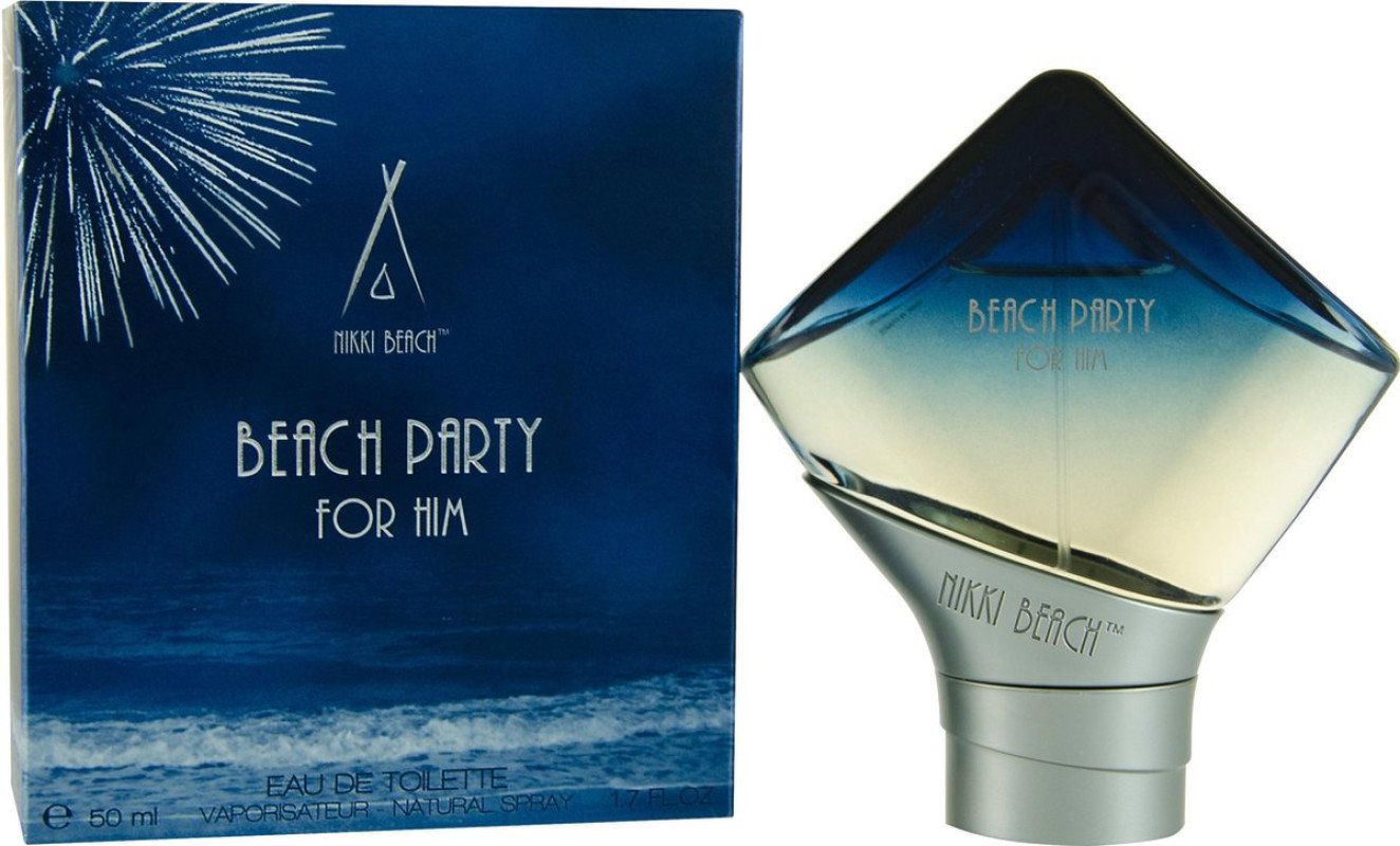 nikki beach, beach party, eau de toilette, for men, 50 ml nikki beach, beach party, eau de toilette, for men, 50 ml