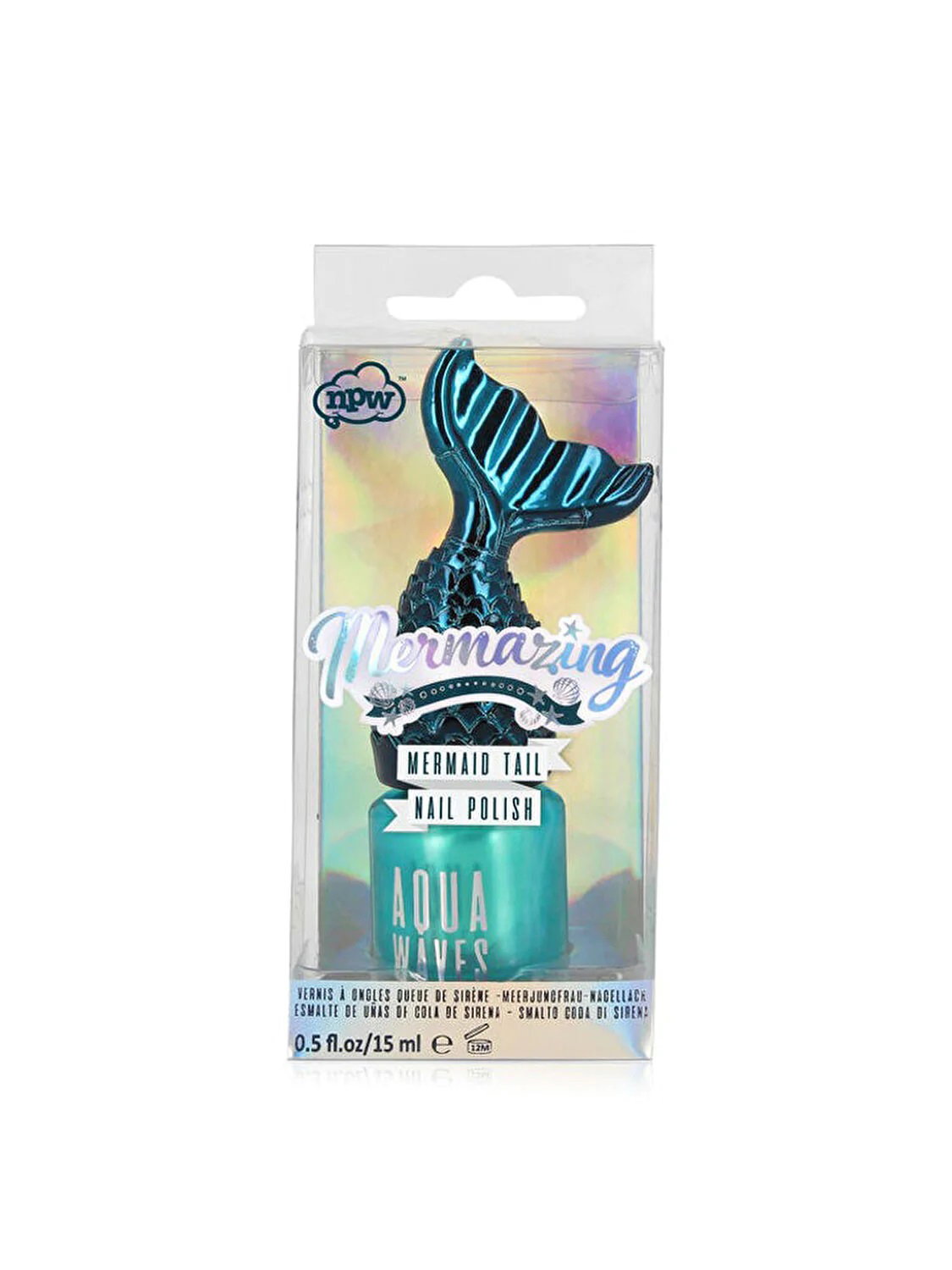 npw, mermazing, nail polish, mermaid tail, 15 ml npw, mermazing, nail polish, mermaid tail, 15 ml
