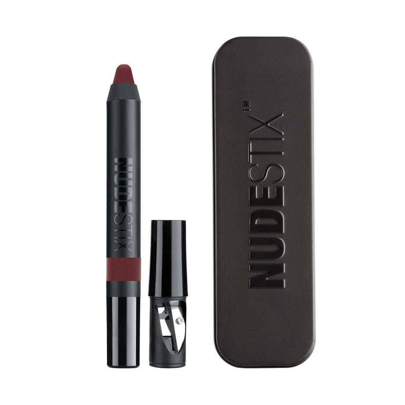 nudestix, intense matte, lip liner & cheek blush 2 in 1, raven, 2.5 g nudestix, intense matte, lip liner & cheek blush 2 in 1, raven, 2.5 g