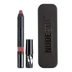 nudestix, intense matte, lip liner & cheek blush 2 in 1, kiss, 2.5 g