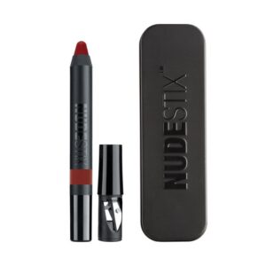 nudestix, intense matte, lip liner & cheek blush 2 in 1, royal, 2.5 g