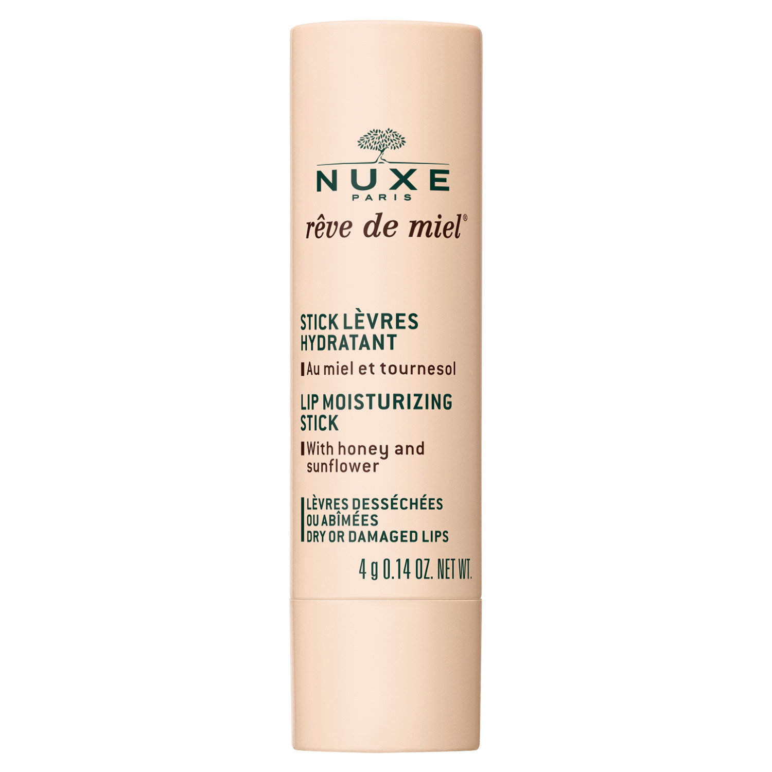 nuxe, reve de miel, vegan, hydrating, lip balm, 4 g nuxe, reve de miel, vegan, hydrating, lip balm, 4 g