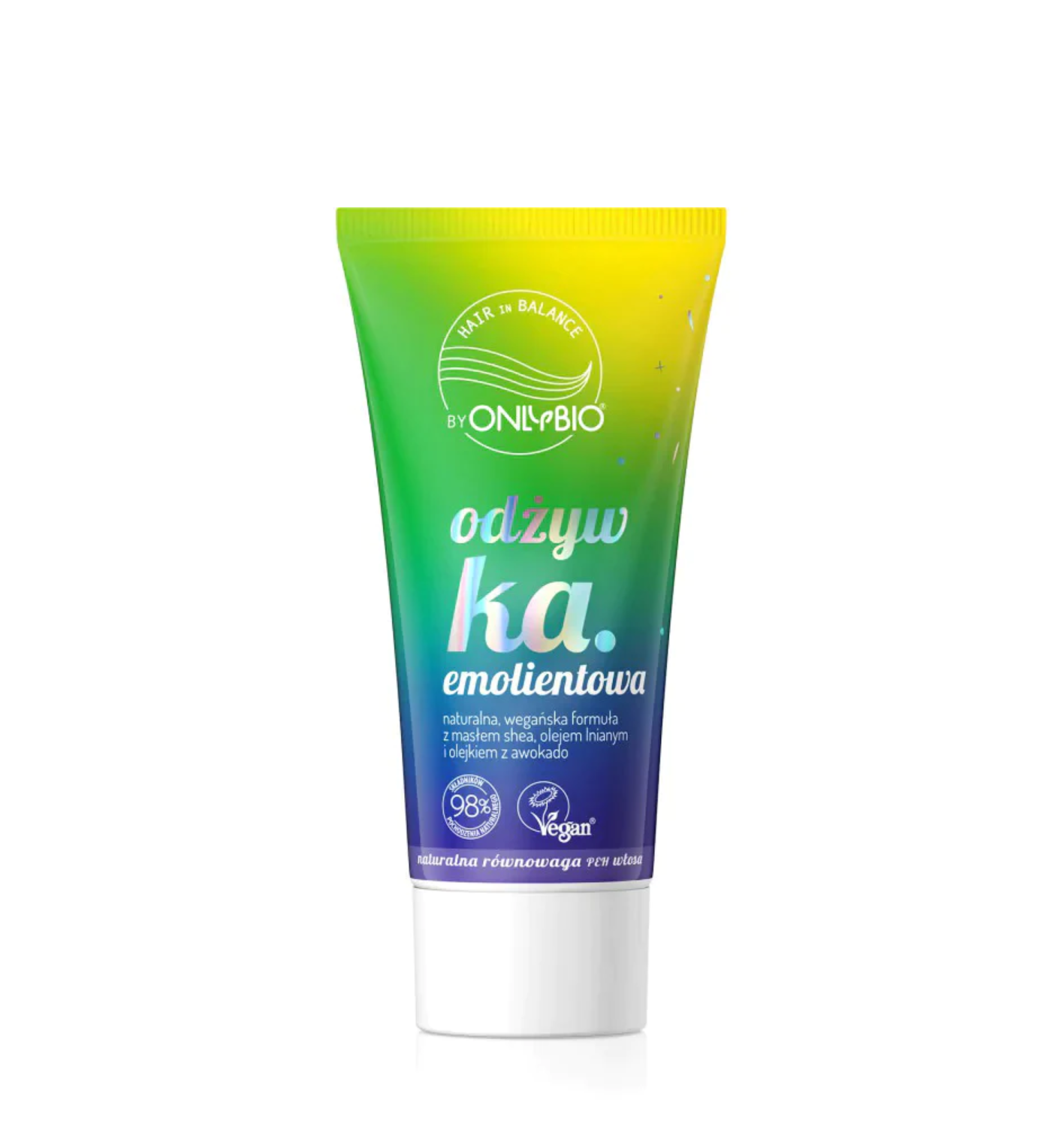 onlybio, hair balance emollient, shea butter, hair conditioner, anti frizz, 50 ml onlybio, hair balance emollient, shea butter, hair conditioner, anti frizz, 50 ml