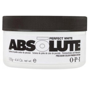 opi, absolute, acrylic nail powder, perfect white, 125 g