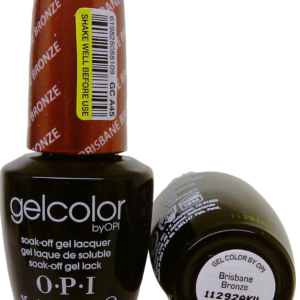 opi, gel color, semi permanent nail polish, gc a45, brisbane bronze, 15 ml