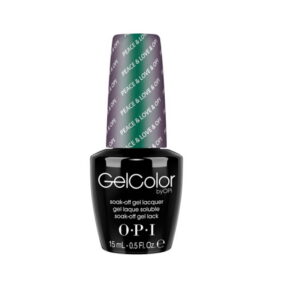 opi, gel color, semi permanent nail polish, gc f56, peace & love & opi, 15 ml