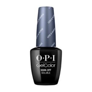 opi, gel color, semi permanent nail polish, less is norse, 15 ml