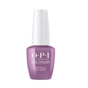 opi, gel color, semi permanent nail polish, one heckla of a color!, 15 ml
