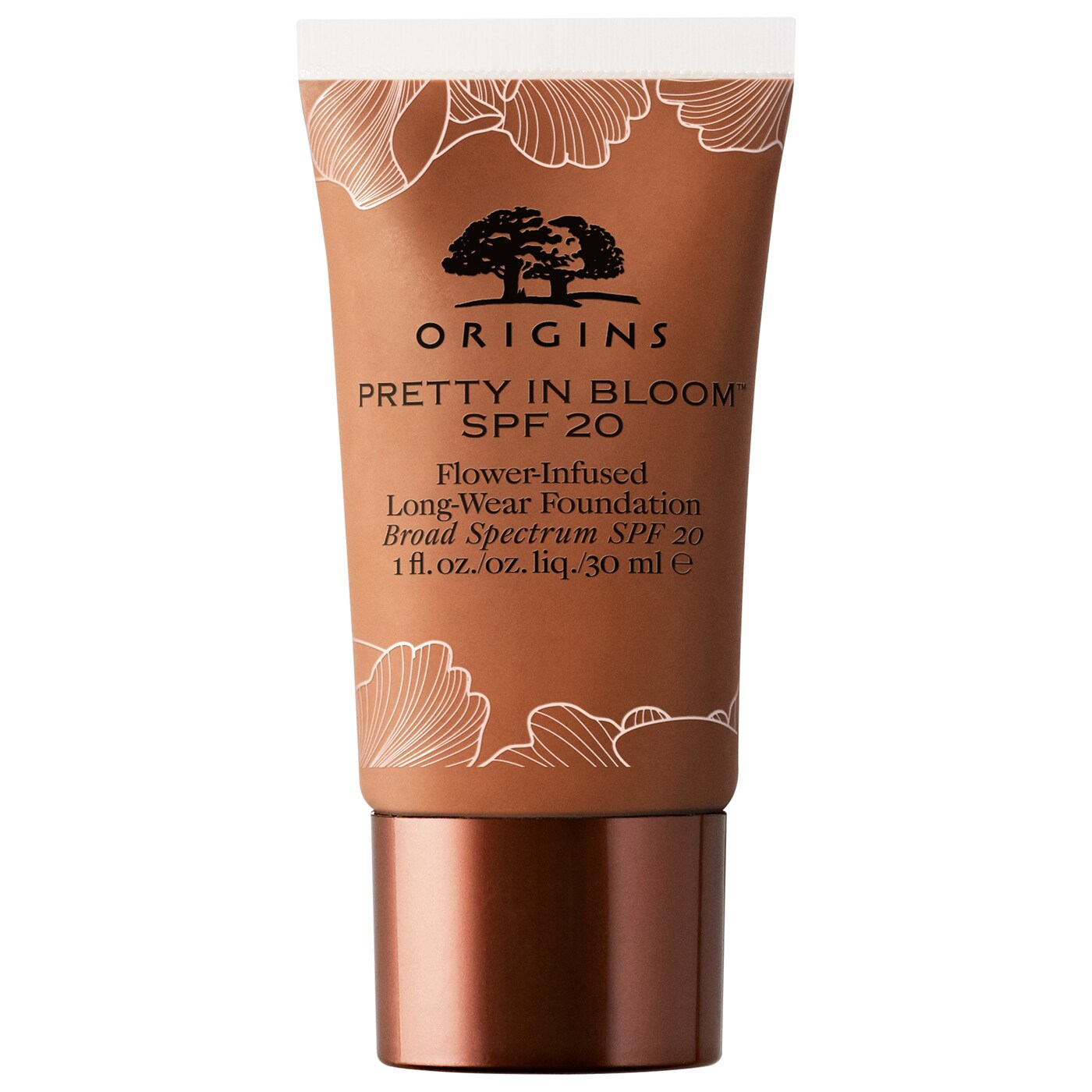 origins, pretty in bloom, long wearing, cream foundation, nr. 700, very deep neutral, spf 20, 30 ml origins, pretty in bloom, long wearing, cream foundation, nr. 700, very deep neutral, spf 20, 30 ml