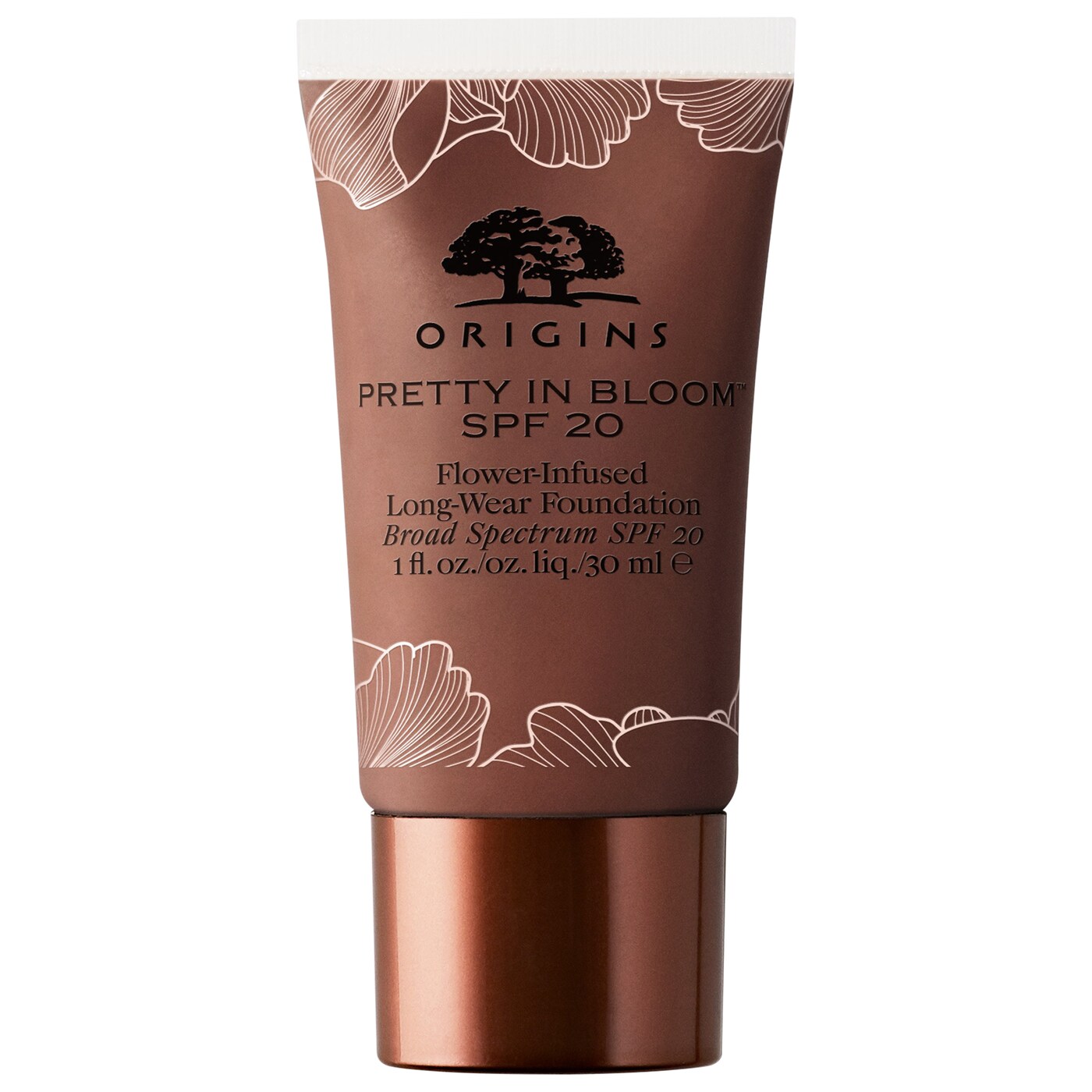 origins, pretty in bloom, long wearing, cream foundation, nr. 730, very deep warm, spf 20, 30 ml origins, pretty in bloom, long wearing, cream foundation, nr. 730, very deep warm, spf 20, 30 ml