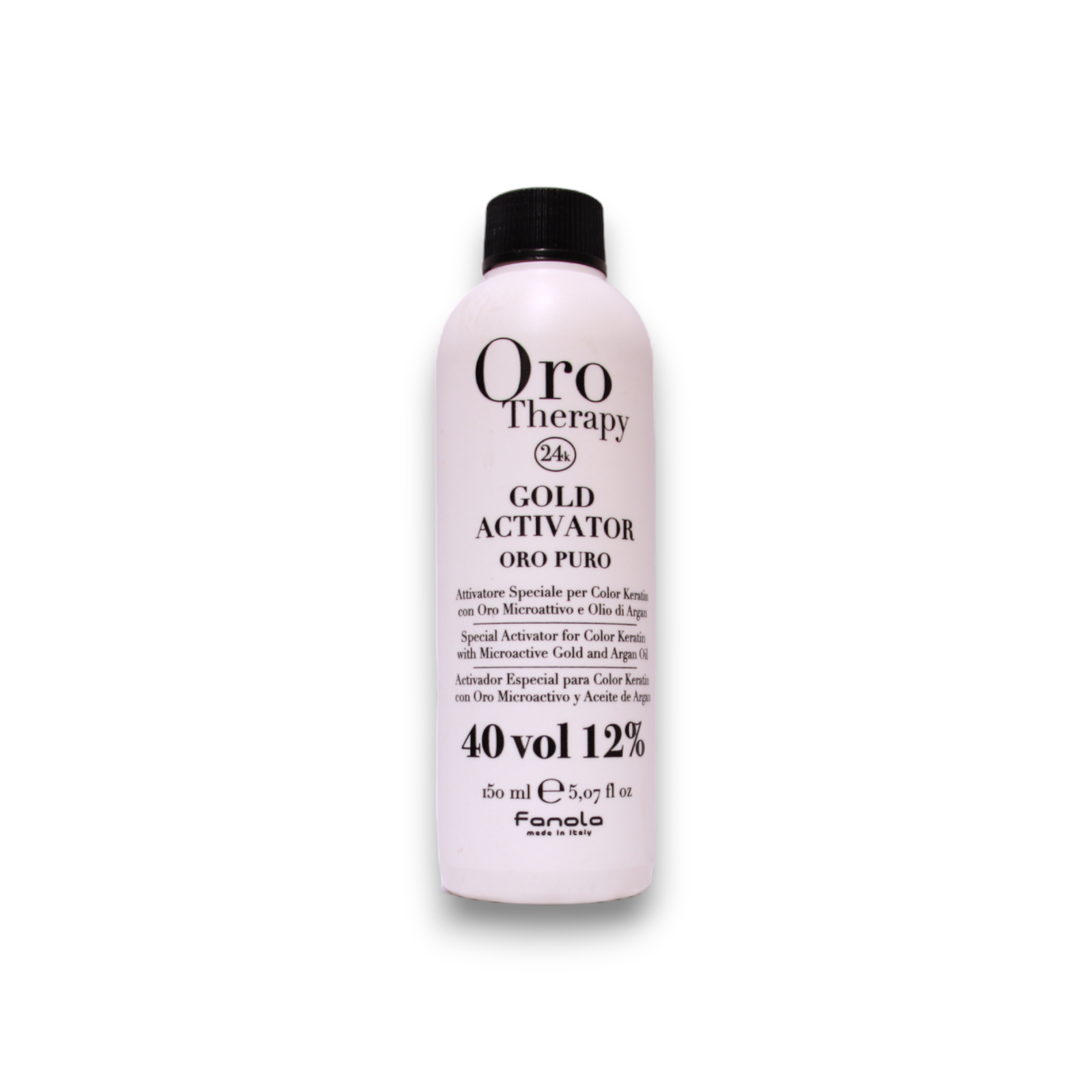 oro therapy, gold, hair oxidant lotion, 12%, 40 vol, 150 ml oro therapy, gold, hair oxidant lotion, 12%, 40 vol, 150 ml
